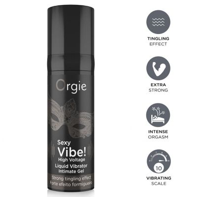 ORGIE - SEXY VIBE! HIGH VOLTAGE EXTRA STRONG LIQUID VIBRATOR 15 ML ORGIE - SEXY VIBE! HIGH VOLTAGE EXTRA STRONG LIQUID VIBRATOR 15 ML