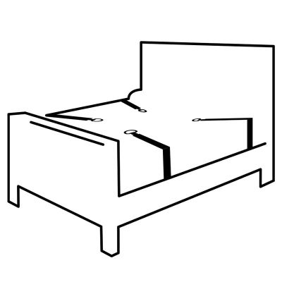 DARKNESS - SET DE ATADURAS PARA LA CAMA DARKNESS - SET DE ATADURAS PARA LA CAMA