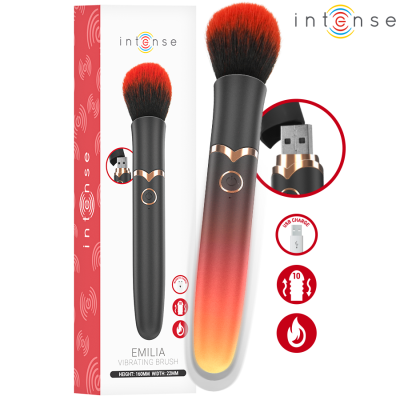INTENSE - EMILIA VIBRATING BRUSH 10 VIBRATIONS 16 CM INTENSE - EMILIA VIBRATING BRUSH 10 VIBRATIONS 16 CM