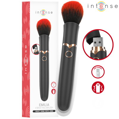 INTENSE - EMILIA VIBRATING BRUSH 10 VIBRATIONS 16 CM INTENSE - EMILIA VIBRATING BRUSH 10 VIBRATIONS 16 CM
