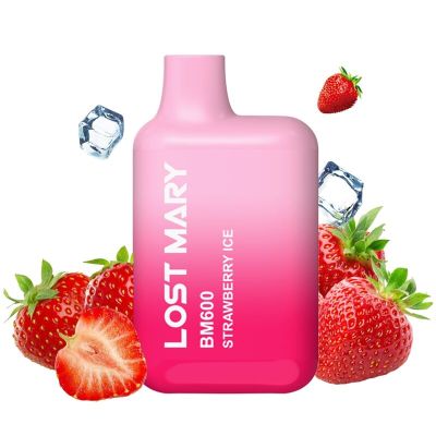 LOST MARY - BM600 VAPER NICOTINA 2% DESECHABLE SABOR FRESA HELADA LOST MARY - BM600 VAPER NICOTINA 2% DESECHABLE SABOR FRESA HELADA