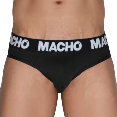 MACHO - MCH007 CLASSIC SLIP BLACK + BLACK M MACHO - MCH007 CLASSIC SLIP BLACK + BLACK M