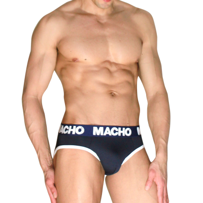MACHO - MCH008 NAVY BLUE CLASSIC SLIP S MACHO - MCH008 NAVY BLUE CLASSIC SLIP S