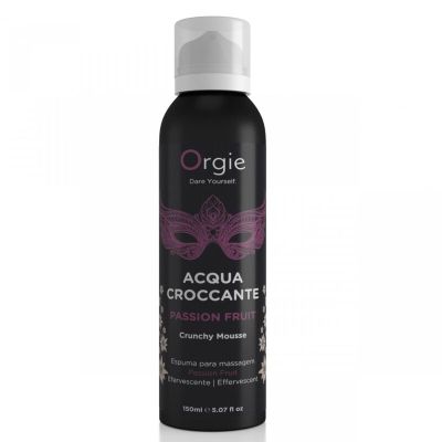 ORGIE - ACQUA CROCCANTE PASSION FRUIT CRUNCHY MASSAGE MOUSSE 150 ML ORGIE - ACQUA CROCCANTE PASSION FRUIT CRUNCHY MASSAGE MOUSSE 150 ML