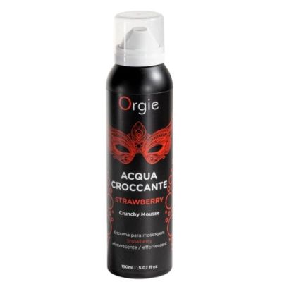ORGIE - ACQUA CROCCANTE STRAWBERRY CRUNCHY MASSAGE MOUSSE 150 ML ORGIE - ACQUA CROCCANTE STRAWBERRY CRUNCHY MASSAGE MOUSSE 150 ML