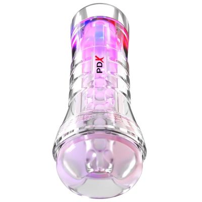 PDX ELITE - VIEWTUBE XXL LED TRANSPARENT STROKER 27.3 CM PDX ELITE - VIEWTUBE XXL LED TRANSPARENT STROKER 27.3 CM