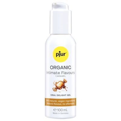 PJUR - ORGANIC INTIMATE FLAVOURS CARAMEL ORAL DELIGHT GEL 100 ML PJUR - ORGANIC INTIMATE FLAVOURS CARAMEL ORAL DELIGHT GEL 100 ML