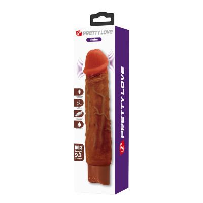 PRETTY LOVE - DUKE REALISTIC VIBRATOR 23.5 CM Ø 4.8 CM BROWN PRETTY LOVE - DUKE REALISTIC VIBRATOR 23.5 CM Ø 4.8 CM BROWN