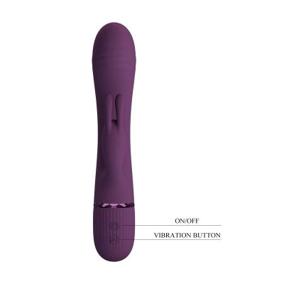 PRETTY LOVE - ROCCO RECHARGEABLE RABBIT VIBRATOR 10 FUNCTIONS PURPLE PRETTY LOVE - ROCCO RECHARGEABLE RABBIT VIBRATOR 10 FUNCTIONS PURPLE