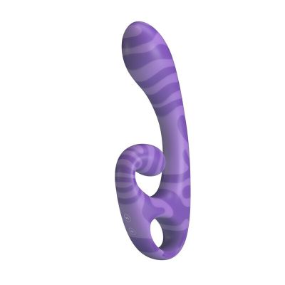 PRETTY LOVE - SUMMER DOUBLE-ENDED VIBRATOR WITH HANDLE 19 CM Ø 3.5 CM PURPLE PRETTY LOVE - SUMMER DOUBLE-ENDED VIBRATOR WITH HANDLE 19 CM Ø 3.5 CM PURPLE