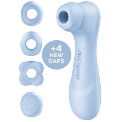 SATISFYER - PRO 2 GENERATION 4 CLITORAL STIMULATOR SERENE BLUE SATISFYER - PRO 2 GENERATION 4 CLITORAL STIMULATOR SERENE BLUE