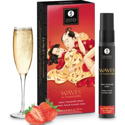 SHUNGA - WAVES PLEASURE SPRAY ORAL SEDUCTOR FRESA 20 ML SHUNGA - WAVES PLEASURE SPRAY ORAL SEDUCTOR FRESA 20 ML