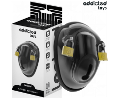 ADDICTED TOYS LOCKED - KEYLESS RESTRAINT PENIS CAGE 11.5 CM ADDICTED TOYS LOCKED - KEYLESS RESTRAINT PENIS CAGE 11.5 CM