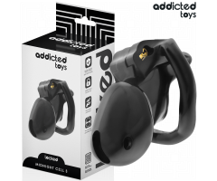 ADDICTED TOYS LOCKED - MINDNIGHT CELL PENIS CAGE SIZE S ADDICTED TOYS LOCKED - MINDNIGHT CELL PENIS CAGE SIZE S