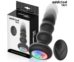 ADDICTED TOYS - THRUSTING VIBRATING ANAL PLUG, LED LIGHT REMOTE CONTROL ADDICTED TOYS - THRUSTING VIBRATING ANAL PLUG, LED LIGHT REMOTE CONTROL