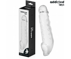 ADDICTED TOYS - TRANSPARENT PENIS EXTENSON SIZE S 23 CM ADDICTED TOYS - TRANSPARENT PENIS EXTENSON SIZE S 23 CM