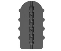 ALL BLACK - MASTURBATOR BUMPY ALL BLACK - MASTURBATOR BUMPY