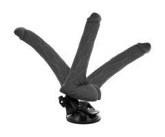 BASECOCK - VIBRADOR REALÍSTICO ARTICULABLE CONTROL REMOTO NEGRO 18.5 CM -O- 4 CM BASECOCK - VIBRADOR REALÍSTICO ARTICULABLE CONTROL REMOTO NEGRO 18.5 CM -O- 4 CM