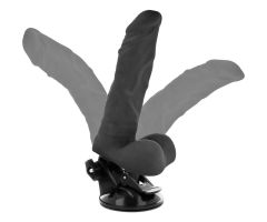 BASECOCK - VIBRADOR REALÍSTICO ARTICULABLE CONTROL REMOTO NEGRO 21 CM -O- 5 CM BASECOCK - VIBRADOR REALÍSTICO ARTICULABLE CONTROL REMOTO NEGRO 21 CM -O- 5 CM