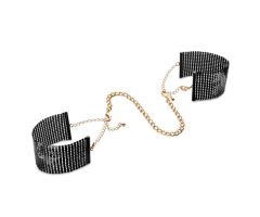 BIJOUX INDISCRETS - DÉSIR MÉTALLIQUE BLACK METAL MESH HANDCUFFS BIJOUX INDISCRETS - DÉSIR MÉTALLIQUE BLACK METAL MESH HANDCUFFS