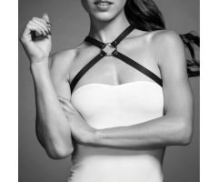 BIJOUX - INDISCRETS MAZE CROSSED CHEST HARNESS BLACK BIJOUX - INDISCRETS MAZE CROSSED CHEST HARNESS BLACK