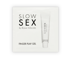 BIJOUX INDISCRETS - SLOW SEX MASSAGE GEL WITH FINGER PLAY SINGLE DOSE BIJOUX INDISCRETS - SLOW SEX MASSAGE GEL WITH FINGER PLAY SINGLE DOSE