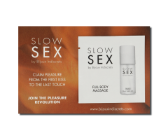 BIJOUX - SLOW SEX FULL BODY MASSAGE GEL DE MASAJE 2 ML BIJOUX - SLOW SEX FULL BODY MASSAGE GEL DE MASAJE 2 ML