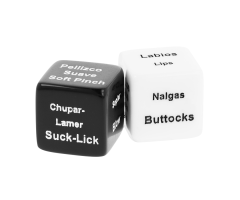 BLACK&SILVER - DICE FOR COUPLES ES/EN BLACK&SILVER - DICE FOR COUPLES ES/EN