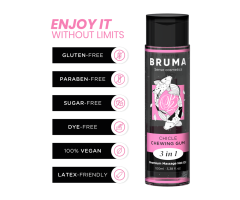 BRUMA - ACEITE DE MASAJE PREMIUM EFECTO CALOR SABOR CHICLE 3 EN 1 - 100 ML BRUMA - ACEITE DE MASAJE PREMIUM EFECTO CALOR SABOR CHICLE 3 EN 1 - 100 ML