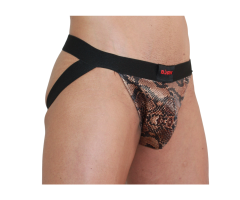 BURN - 002 JOCK SNAKE BLACK XL BURN - 002 JOCK SNAKE BLACK XL