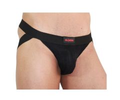BURN - 003 JOCK SHINY BLACK L BURN - 003 JOCK SHINY BLACK L