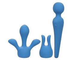 CALEXOTICS - COUTURE KIT VIBRATOR WAND 10 VIBRATIONS BLUE CALEXOTICS - COUTURE KIT VIBRATOR WAND 10 VIBRATIONS BLUE