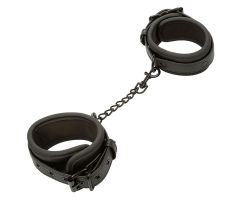 CALEXOTICS - NOCTURNAL ANKLE CUFFS LEATHER ADJUSTABLE BLACK CALEXOTICS - NOCTURNAL ANKLE CUFFS LEATHER ADJUSTABLE BLACK
