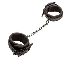 CALEXOTICS - NOCTURNAL LEATHER WRIST CUFFS ADJUSTABLE BLACK CALEXOTICS - NOCTURNAL LEATHER WRIST CUFFS ADJUSTABLE BLACK