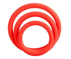 CALEXOTICS - SET TRES ANILLAS ERECCIÓN ROJO CALEXOTICS - SET TRES ANILLAS ERECCIÓN ROJO
