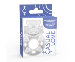 CASUAL LOVE - 26 ANILLO VIBRADOR CONEJITO TRANSPARENTE CASUAL LOVE - 26 ANILLO VIBRADOR CONEJITO TRANSPARENTE