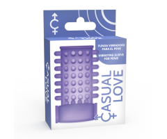 CASUAL LOVE - RING VIBRATING SLEEVE PURPLE CASUAL LOVE - RING VIBRATING SLEEVE PURPLE