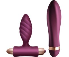 CLIMAXIMUM - DESIRE KIT TWISTED VIBRATOR + ANAL PLUG CLIMAXIMUM - DESIRE KIT TWISTED VIBRATOR + ANAL PLUG