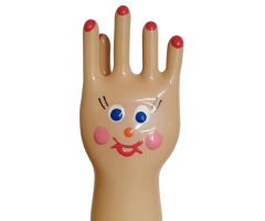 CONDOMERIE - HANDPAINTED NOVELTY CONDOMS BIG HAPPY HAND XL CONDOMERIE - HANDPAINTED NOVELTY CONDOMS BIG HAPPY HAND XL