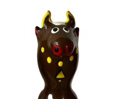 CONDOMERIE - HANDPAINTED NOVELTY CONDOMS BULL BLACK MODEL 2 CONDOMERIE - HANDPAINTED NOVELTY CONDOMS BULL BLACK MODEL 2
