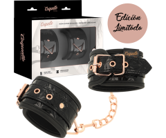 COQUETTE CHIC DESIRE - BLACK EDITION ESPOSAS PARA MANOS CON FORRO DE NEOPRENO COQUETTE CHIC DESIRE - BLACK EDITION ESPOSAS PARA MANOS CON FORRO DE NEOPRENO