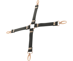 COQUETTE CHIC DESIRE - FANTASY VEGAN LEATHER HOG TIE COQUETTE CHIC DESIRE - FANTASY VEGAN LEATHER HOG TIE
