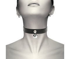 COQUETTE CHIC DESIRE - VEGAN LEATHER NECKLACE WOMAN RATTLE ACCESSORY COQUETTE CHIC DESIRE - VEGAN LEATHER NECKLACE WOMAN RATTLE ACCESSORY