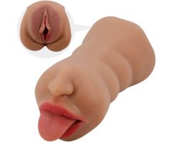 CRAZY BULL - SARAH DOUBLE MASTURBATOR MOUTH & VAGINA FLESH CRAZY BULL - SARAH DOUBLE MASTURBATOR MOUTH & VAGINA FLESH