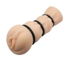 CRAZY BULL - VAGINA MASTURBATOR WITH RINGS CRAZY BULL - VAGINA MASTURBATOR WITH RINGS