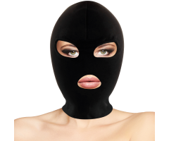 DARKNESS - BDSM SUBMISSION MASK MOUTH AND EYES BLACK DARKNESS - BDSM SUBMISSION MASK MOUTH AND EYES BLACK