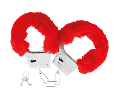 DARKNESS - ESPOSAS METAL FORRADAS ROJO DARKNESS - ESPOSAS METAL FORRADAS ROJO