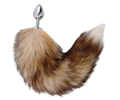 DARKNESS - TAIL BUTT PLUG SILVER DARKNESS - TAIL BUTT PLUG SILVER