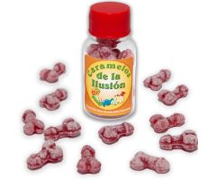 DIABLO PICANTE - 12 PENIS-SHAPED ILLUSION CANDIES STRAWBERRY/CHERRY DIABLO PICANTE - 12 PENIS-SHAPED ILLUSION CANDIES STRAWBERRY/CHERRY
