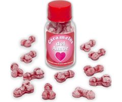 DIABLO PICANTE - 12 PENIS-SHAPED LOVE CANDIES STRAWBERRY/CHERRY DIABLO PICANTE - 12 PENIS-SHAPED LOVE CANDIES STRAWBERRY/CHERRY